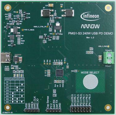 Referencedesign for 240W USB PD3.1 løsning