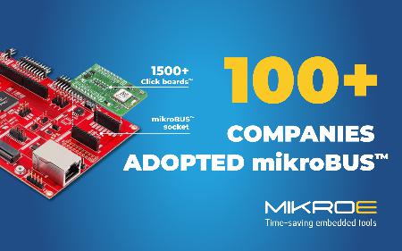 500 udviklingsboards fra chipleverandører er nu forsynet med mikroBUS sokkel