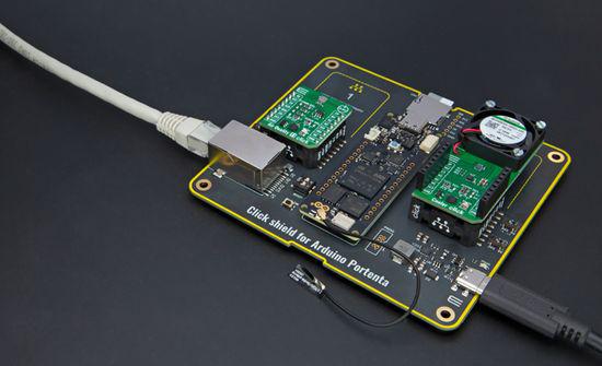 1600 Click boards kan nu integreres på Arduino Portenta