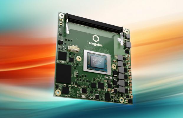 COM Express Compact moduler med AMD Ryzen Embedded 8000 processorer