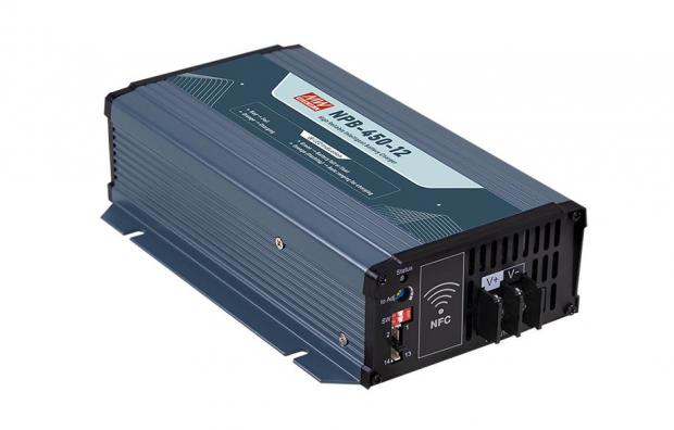 450W microprocesstyret lader med indbygget NFC-programmering