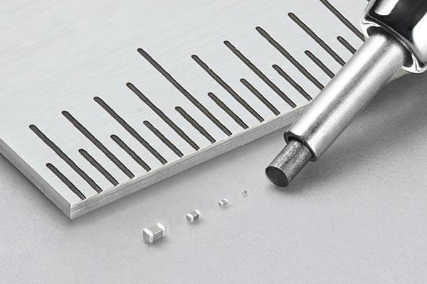 Verdens hidtil mindste multilags keramiske kondensator (MLCC)
