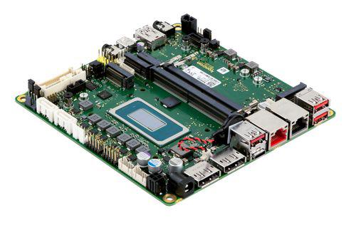 mSTX motherboard med Intel Core Ultra processorer og integreret NPU