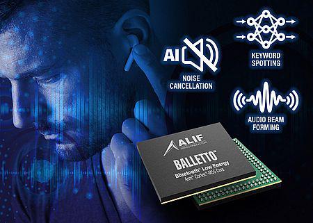 Wireless microcontroller med indbygget AI/ML coprocessor