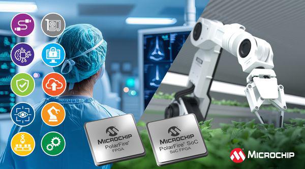 PolarFire FPGA'er og SoCs med nye stacks til medicinsk imaging og robotics