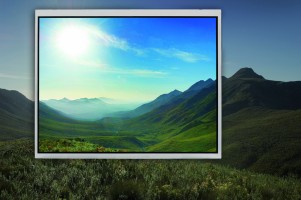 Nyt industridisplay med LED-baggrundsbelysning