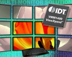DisplayPort chip med fire HDMI/DVI outputs