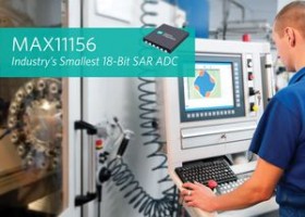 18-bit SAR A/D konverter med ultrakompakt 'footprint'