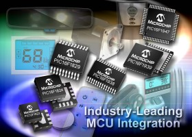 Low-power 8-bit MCU med LED-driver