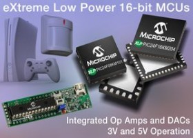 Microchip udvider PIC24 Lite MCU-familien