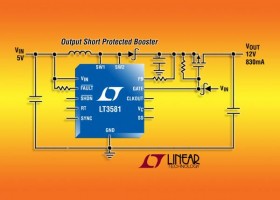 42V boost/inverting DC/DC konverter med fejlbeskyttelse