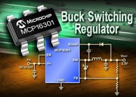 Microchip lancerer 30V buck switch regulator