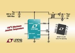 DC/DC controller opererer ved op til 150°C