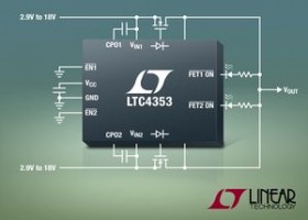 Diode-controller erstatter tre Schottky dioder
