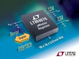 Step-down DC-regulator med seriel digital interface