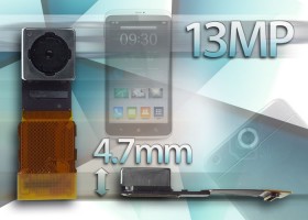 Ultratyndt kameramodul med 13MP imagesensor