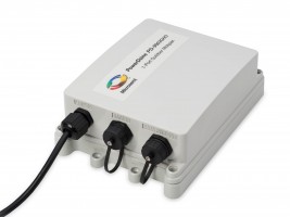 Dual-port PoE hub til udendørs applikationer