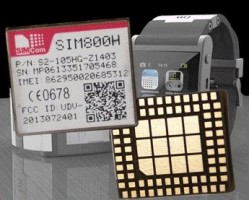 Kompakt quad-band GSM/GPRS modul med Bluetooth