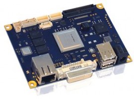 Pico-ITX motherboard med dual-core ARM Cortex A9 processor