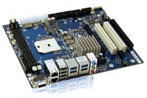 Flex-ATX motherboard med AMD R-serie APU'er 