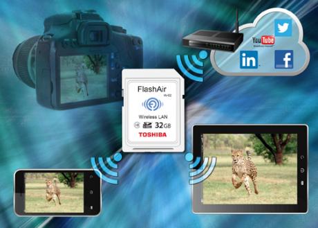 Toshiba udvider familien af wireless LAN SD-kort