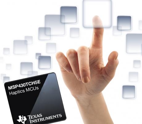 Kombineret haptics og kapacitiv touch løsning på én chip
