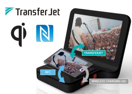 Toshiba kombinerer TransferJet, NFC og trådløs opladning