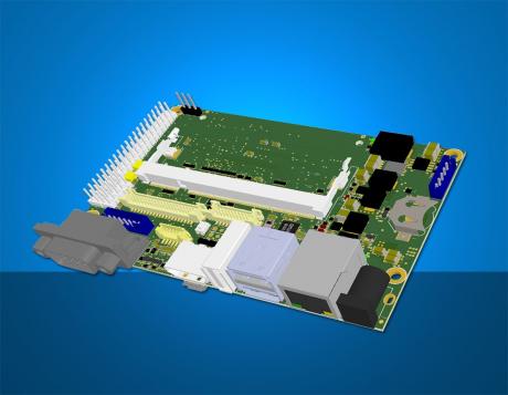 Carrier-board til ARM-baserede COM-moduler