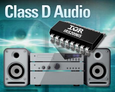 Klasse D audio chipsæt med flere unikke features