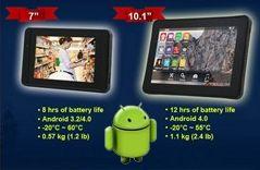 Robuste tablets med Android