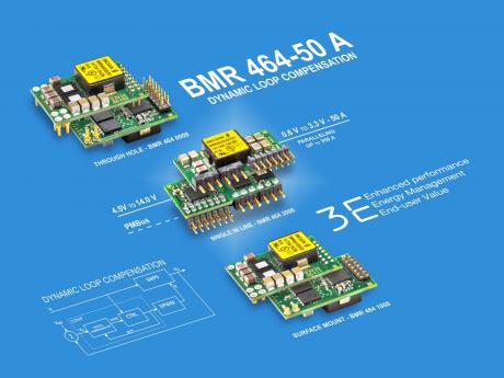 Digital POL regulator kan nu levere 50A