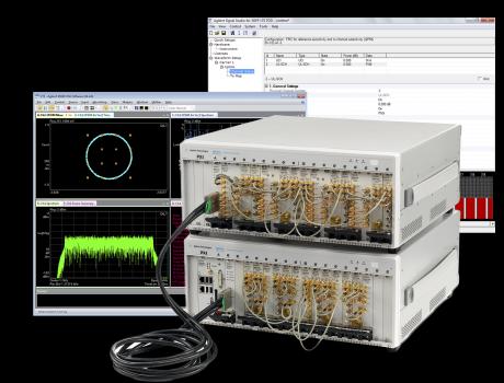 PXI-testløsning til LTE/LTE-Advanced applikationer