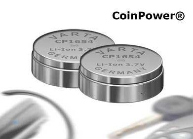 Genopladelige Lithium-Ion knapcellebatterier
