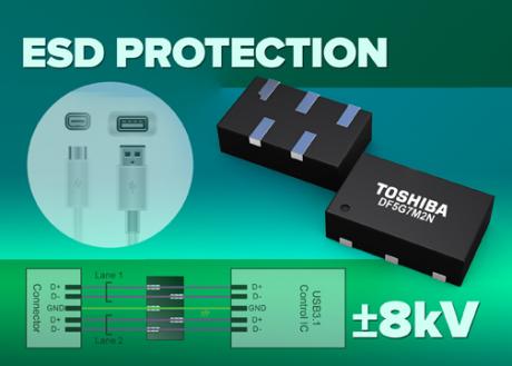 ESD-diode beskytter high-speed interfaces 