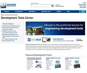 Mouser lancerer microsite med udviklingsværktøjer