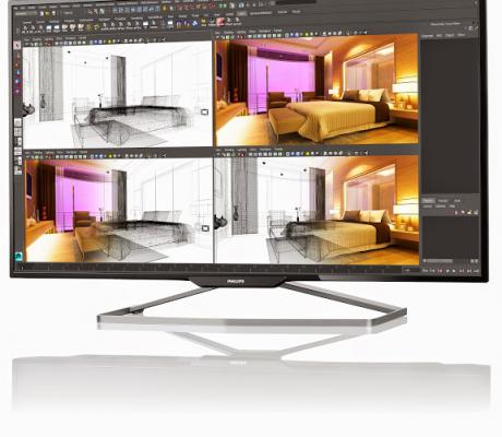 40 tommer monitor med 4K opløsning