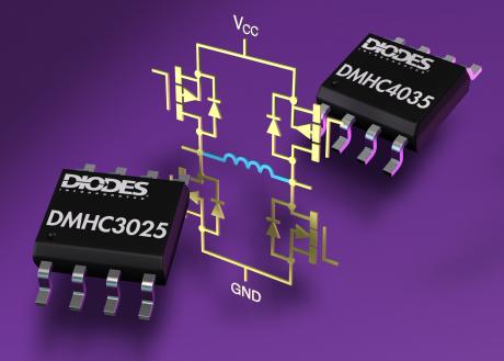 H-bro MOSFETs halverer PCB footprint