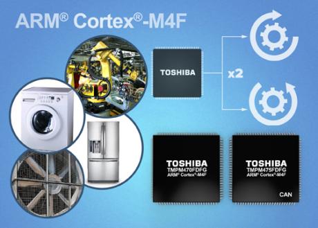 Toshiba udvider porteføljen af ARM Cortex-M4F baserede MCU'er