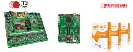 Alsidig udviklingsplatform til FT90X MCU'er fra FTDI Chip