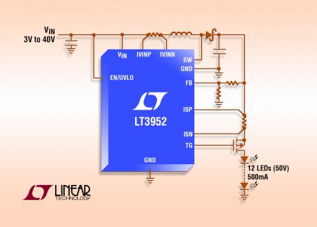 Step-up konverter til high power LEDs