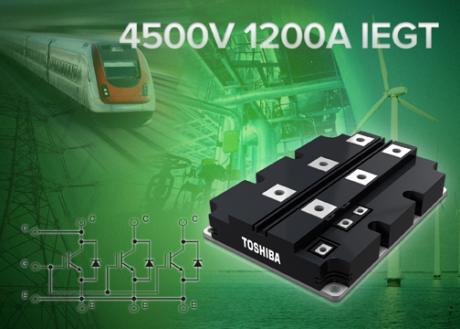 Toshiba 4500V IEGT moduler kan levere 1200A