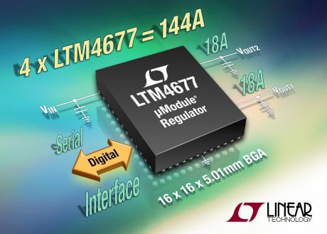 Kraftig og fleksibel µModule regulator med digitalt PMBus interface