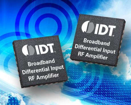 Bredbånds differentiel input RF-forstærker gør designet mere enkelt