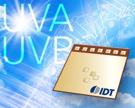 Sensor detekterer UVA og UVB lys