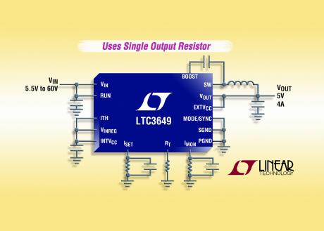 60V, 4A synkron buck-regulator med unikke designdetaljer