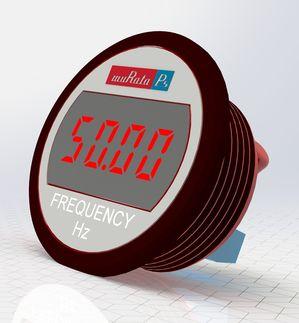 Selvforsynet LED-meter viser AC-linjefrekvens