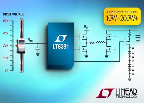 Fleksibel buck-boost LED-driver med optimerede EMI-egenkaber