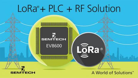 Systemchip kombinerer powerline kommunikation med trådløs LoRa teknologi