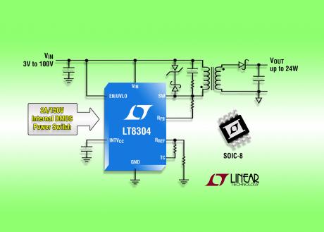 Flyback regulatorer simplificerer designet af isolerede DC/DC konvertere
