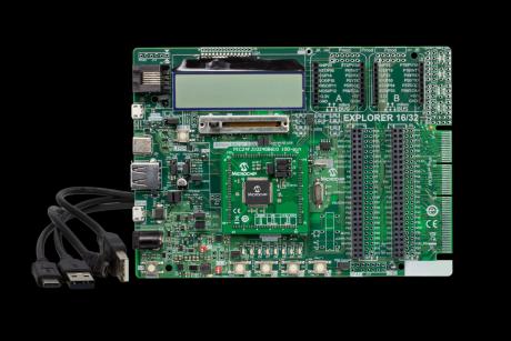 Nyt udviklingsboard til design med 16- og 32-bit PIC-microcontrollere